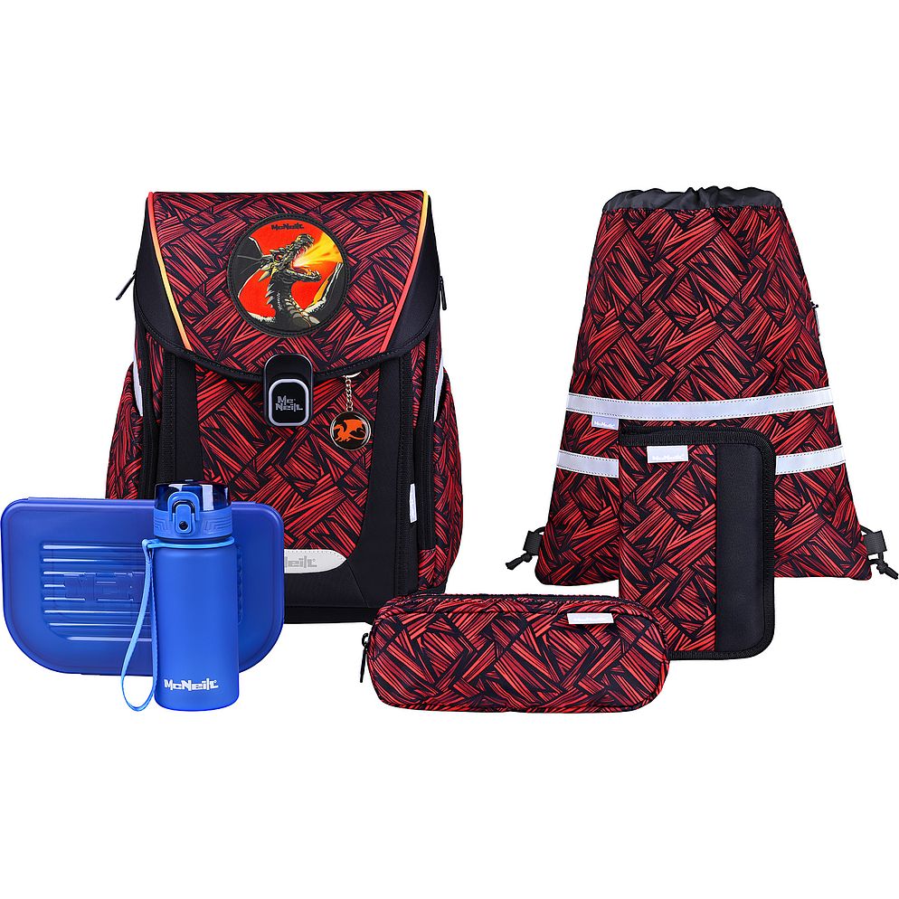 McNeill Primo Juego de mochilas escolares 8 piezas McNeill Primo Juego de mochilas escolares 8 piezas