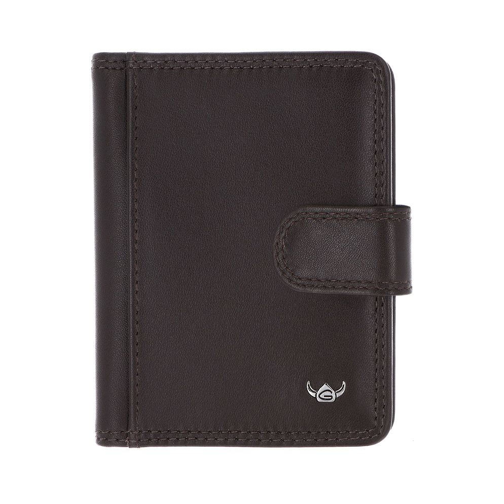 Golden Head Polo Custodia per carta di credito Protezione RFID Vera Pelle 8 cm Golden Head Polo Custodia per carta di credito Protezione RFID Vera Pelle 8 cm
