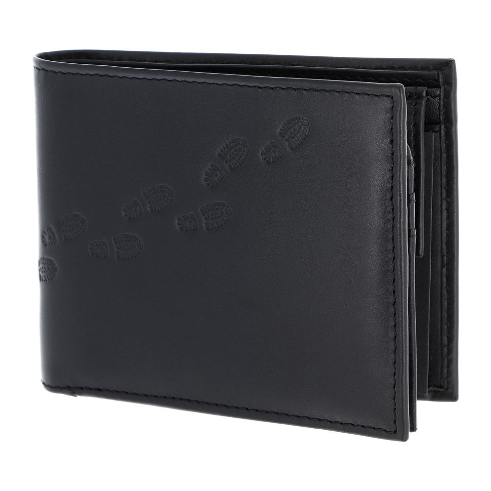 oxmox Leather Portafoglio Protezione RFID Vera Pelle 12 cm