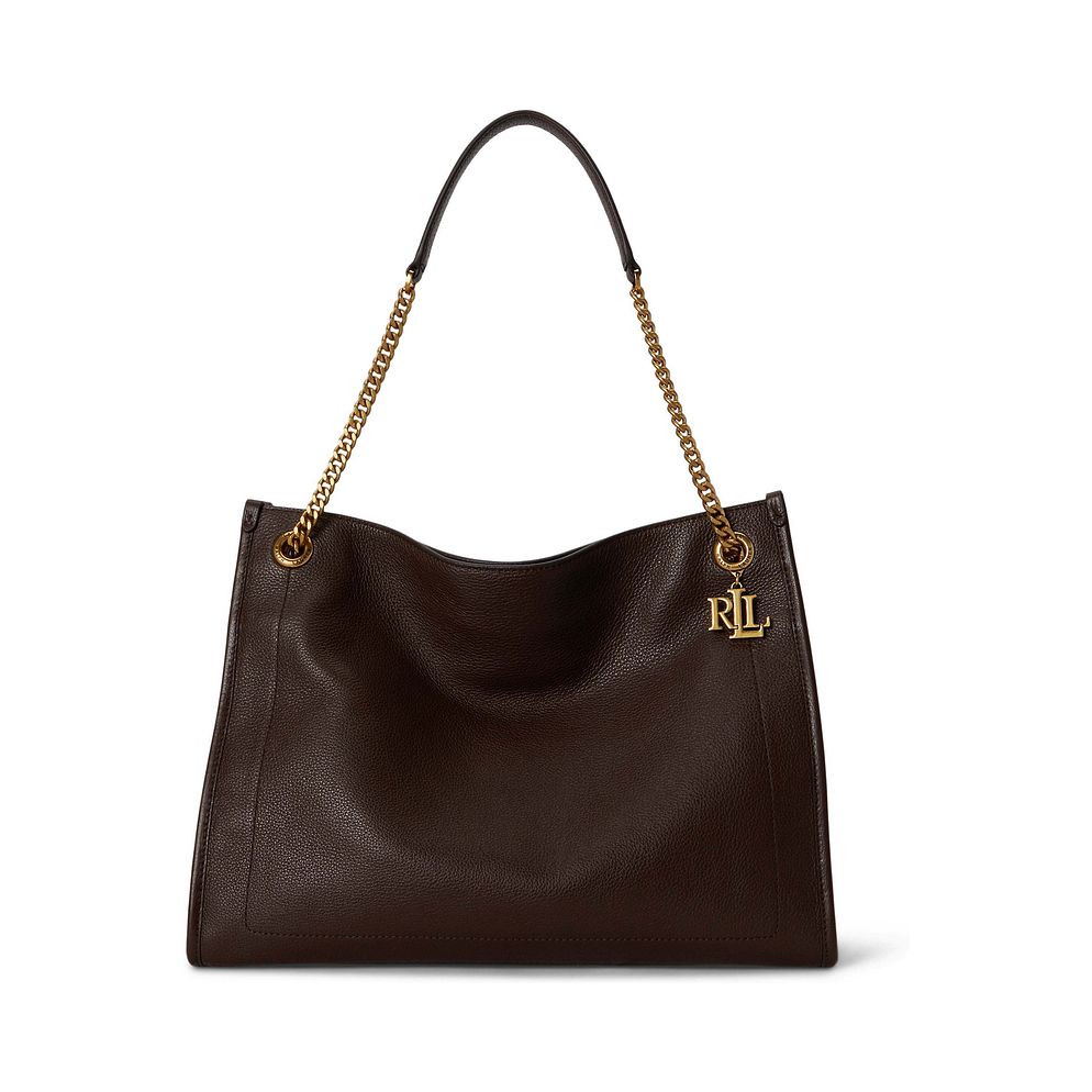 Lauren Ralph Lauren Bradley Borsa tote Vera Pelle 35.5 cm Lauren Ralph Lauren Bradley Borsa tote Vera Pelle 35.5 cm