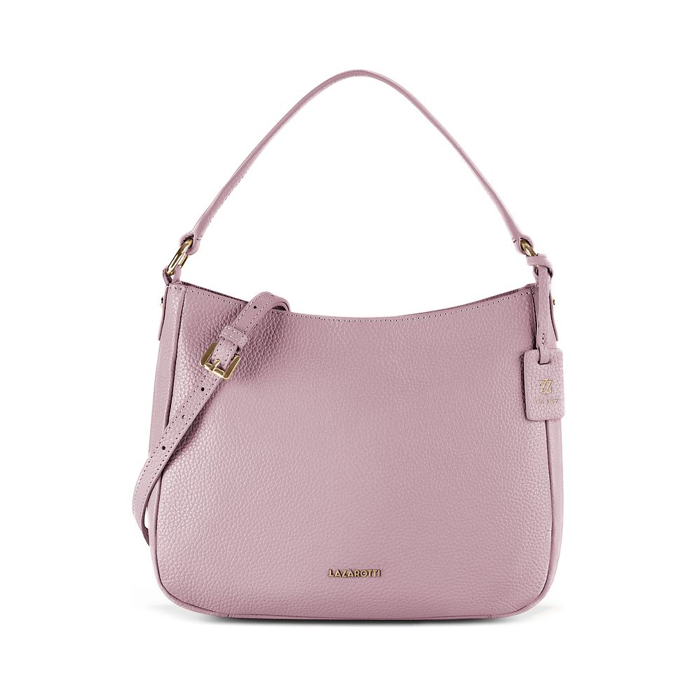 Lazarotti Bolsa de hombro tipo hobo de piel de Bolonia, 27 cm Lazarotti Bolsa de hombro tipo hobo de piel de Bolonia, 27 cm