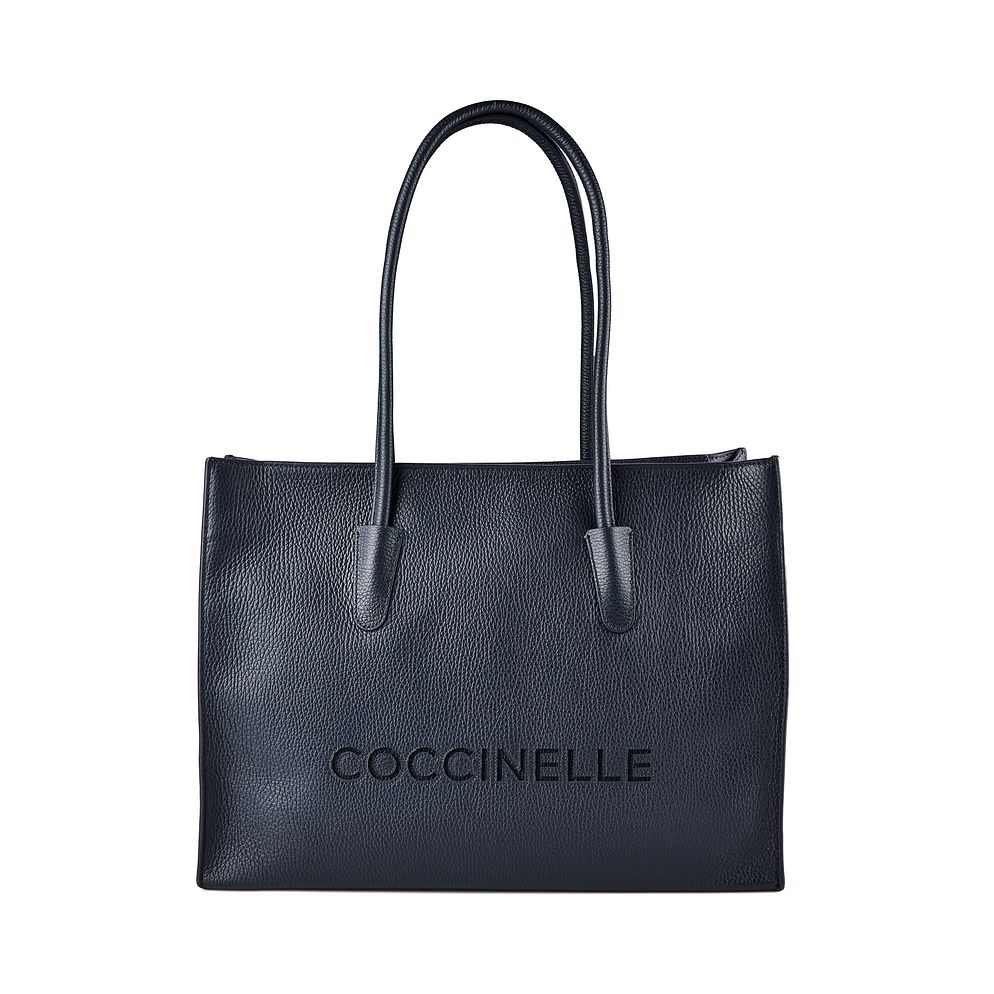 Coccinelle Myrtha Borsa a spalla Vera Pelle 40 cm Vano porta PC