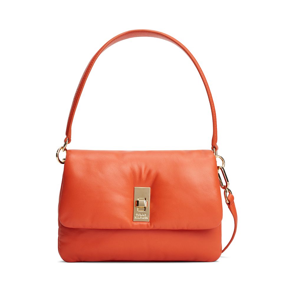 Tommy Hilfiger Soft Leather Borsa a spalla Vera Pelle 27 cm