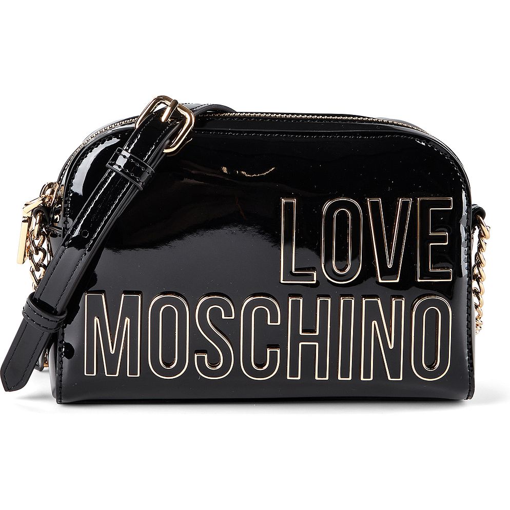 Love Moschino Enameled Logo Borsa a tracolla 20 cm Love Moschino Enameled Logo Borsa a tracolla 20 cm