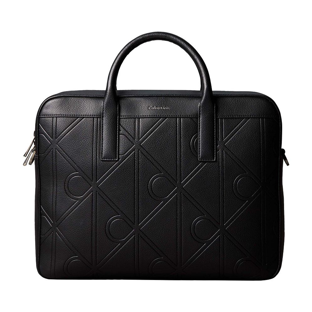 Calvin Klein Embossed Cartella 36 cm Vano porta PC Calvin Klein Embossed Cartella 36 cm Vano porta PC