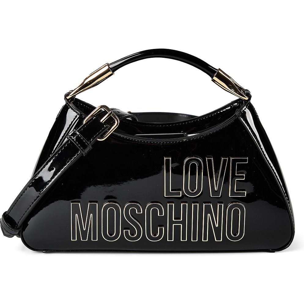 Love Moschino Enameled Logo Borsetta 27 cm Love Moschino Enameled Logo Borsetta 27 cm