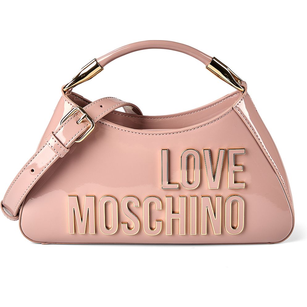 Love Moschino Enameled Logo Borsetta 27 cm Love Moschino Enameled Logo Borsetta 27 cm