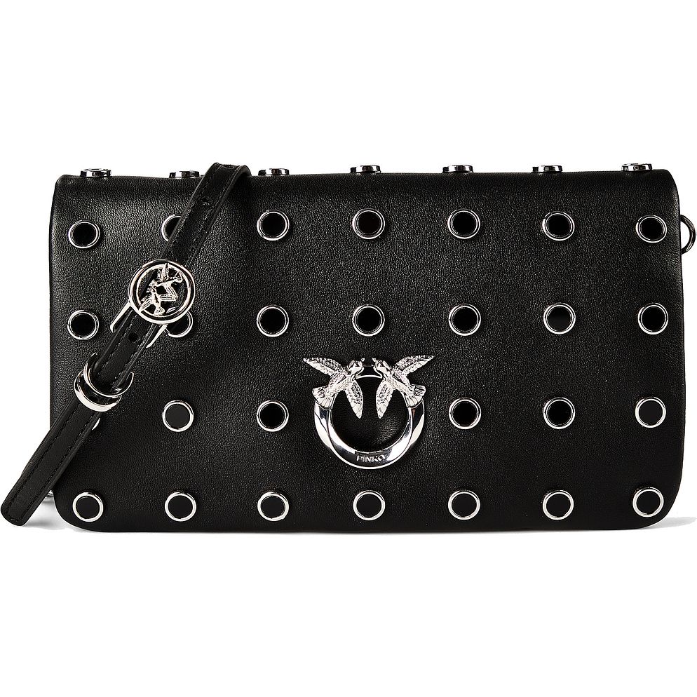 PINKO Love Click Pochette Vera Pelle 20 cm PINKO Love Click Pochette Vera Pelle 20 cm