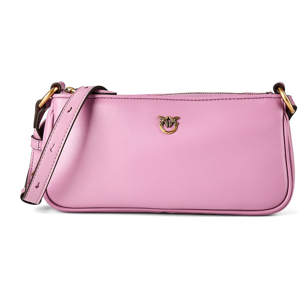 PINKO Half Moon Borsa a tracolla Vera Pelle 23 cm
