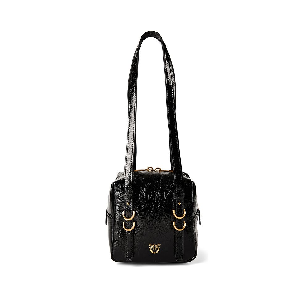 PINKO Cubic Mini Borsa Borsa a spalla Vera Pelle 16 cm PINKO Cubic Mini Borsa Borsa a spalla Vera Pelle 16 cm