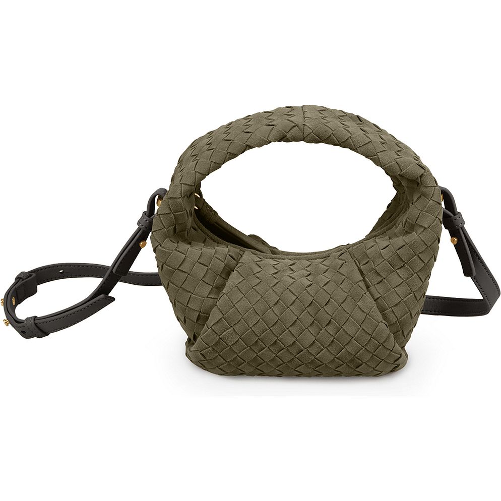 LES VISIONNAIRES Greta mini weave Borsetta Vera Pelle 20 cm LES VISIONNAIRES Greta mini weave Borsetta Vera Pelle 20 cm