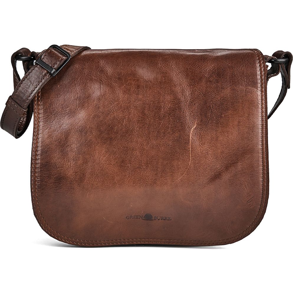 Greenburry Vintage Borsa a tracolla Vera Pelle 30 cm Greenburry Vintage Borsa a tracolla Vera Pelle 30 cm