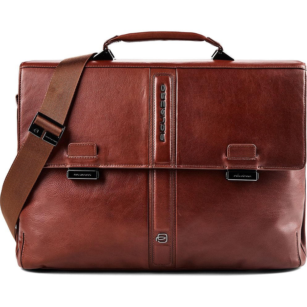 Piquadro Victor Cartella Protezione RFID Vera Pelle 42 cm Vano porta PC Piquadro Victor Cartella Protezione RFID Vera Pelle 42 cm Vano porta PC