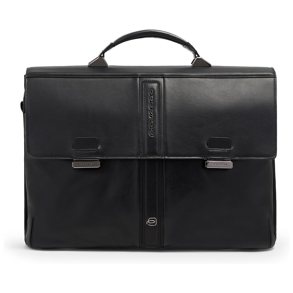 Piquadro Victor Cartella Protezione RFID Vera Pelle 42 cm Vano porta PC Piquadro Victor Cartella Protezione RFID Vera Pelle 42 cm Vano porta PC