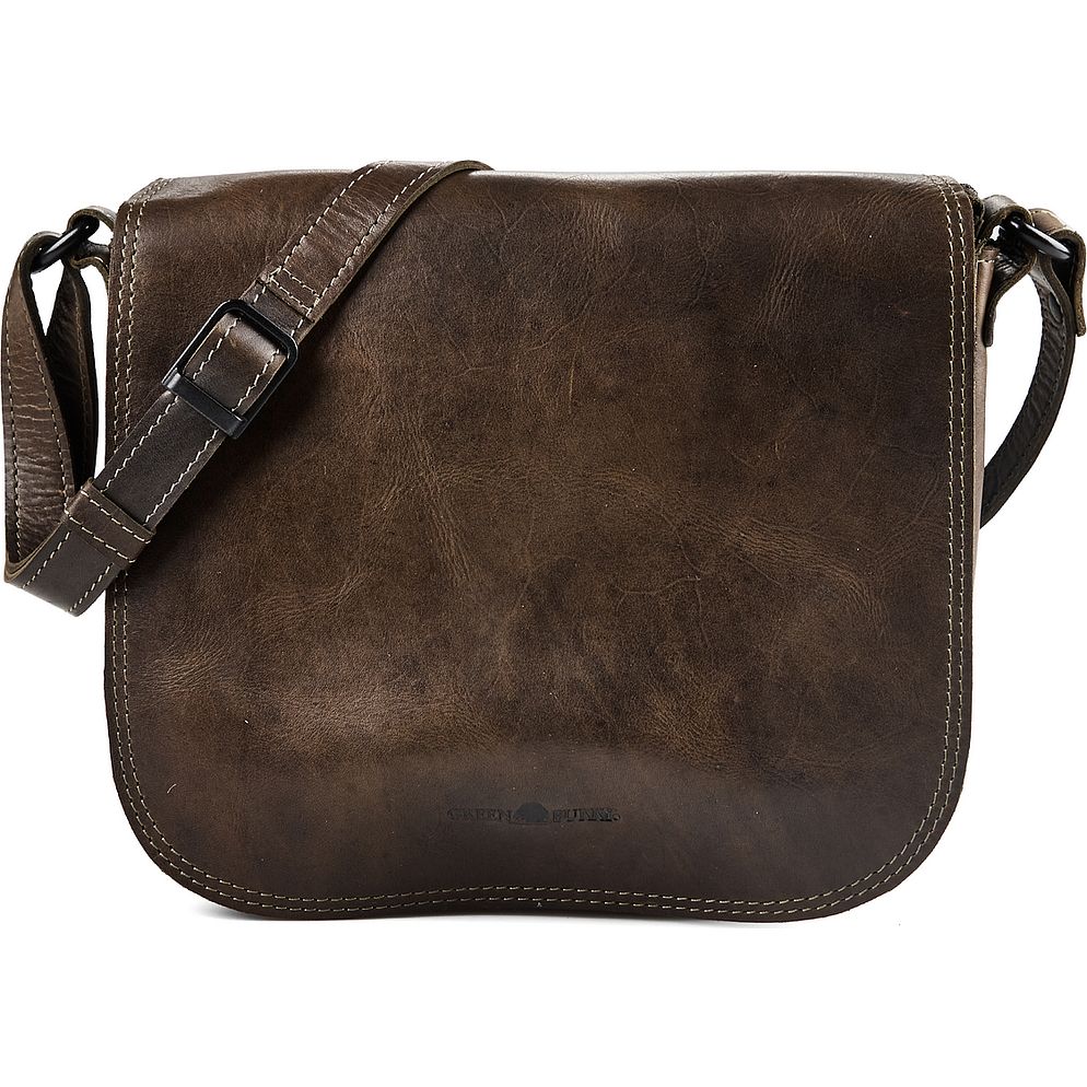 Greenburry Vintage Borsa a tracolla Vera Pelle 30 cm Greenburry Vintage Borsa a tracolla Vera Pelle 30 cm