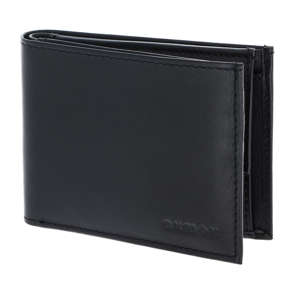 oxmox Leather Portafoglio Protezione RFID Vera Pelle 11 cm oxmox Leather Portafoglio Protezione RFID Vera Pelle 11 cm