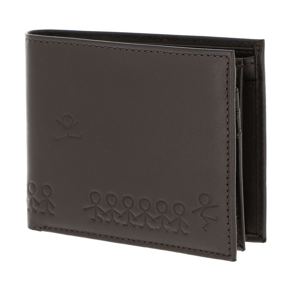 oxmox Leather Portafoglio Protezione RFID Vera Pelle 12 cm