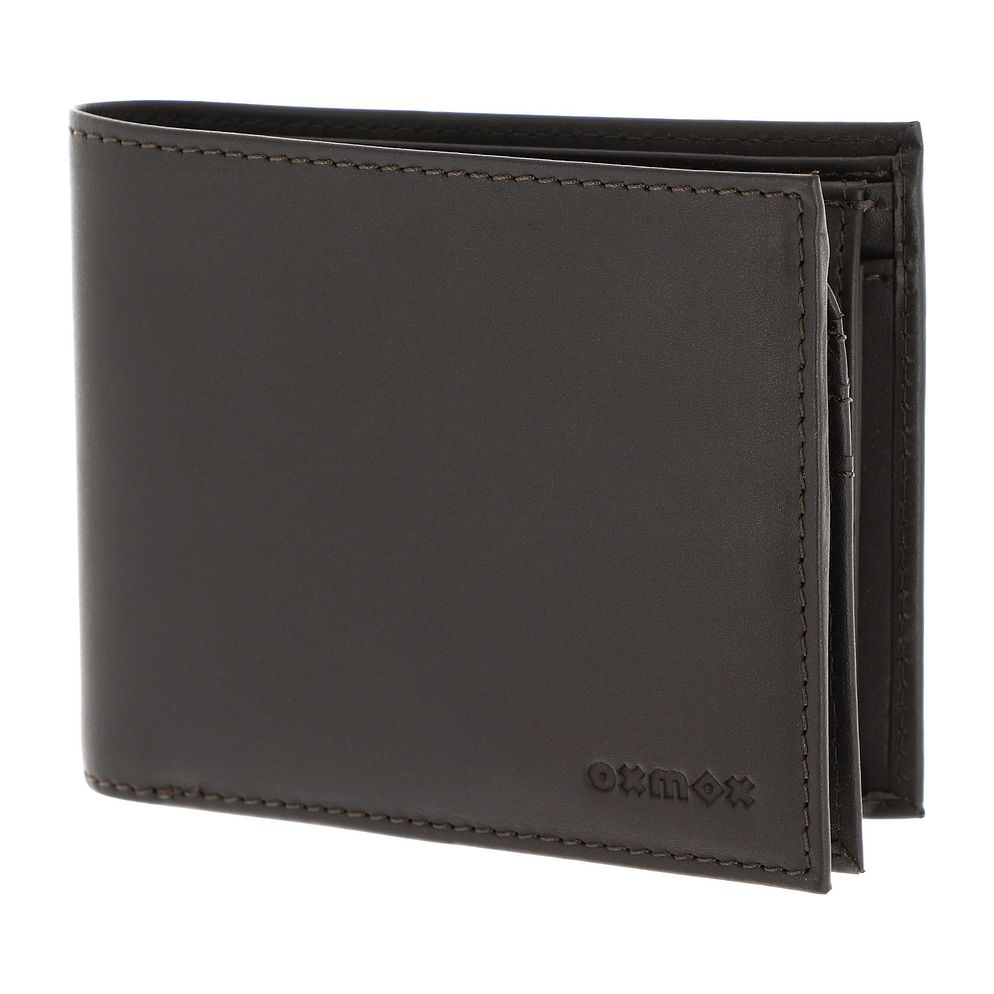 oxmox Leather Portafoglio Protezione RFID Vera Pelle 12 cm oxmox Leather Portafoglio Protezione RFID Vera Pelle 12 cm