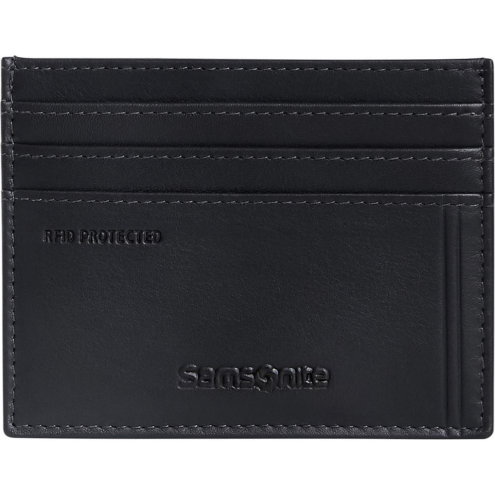 Samsonite Attack 3.0 Custodia per carta di credito Protezione RFID Vera Pelle 10 cm