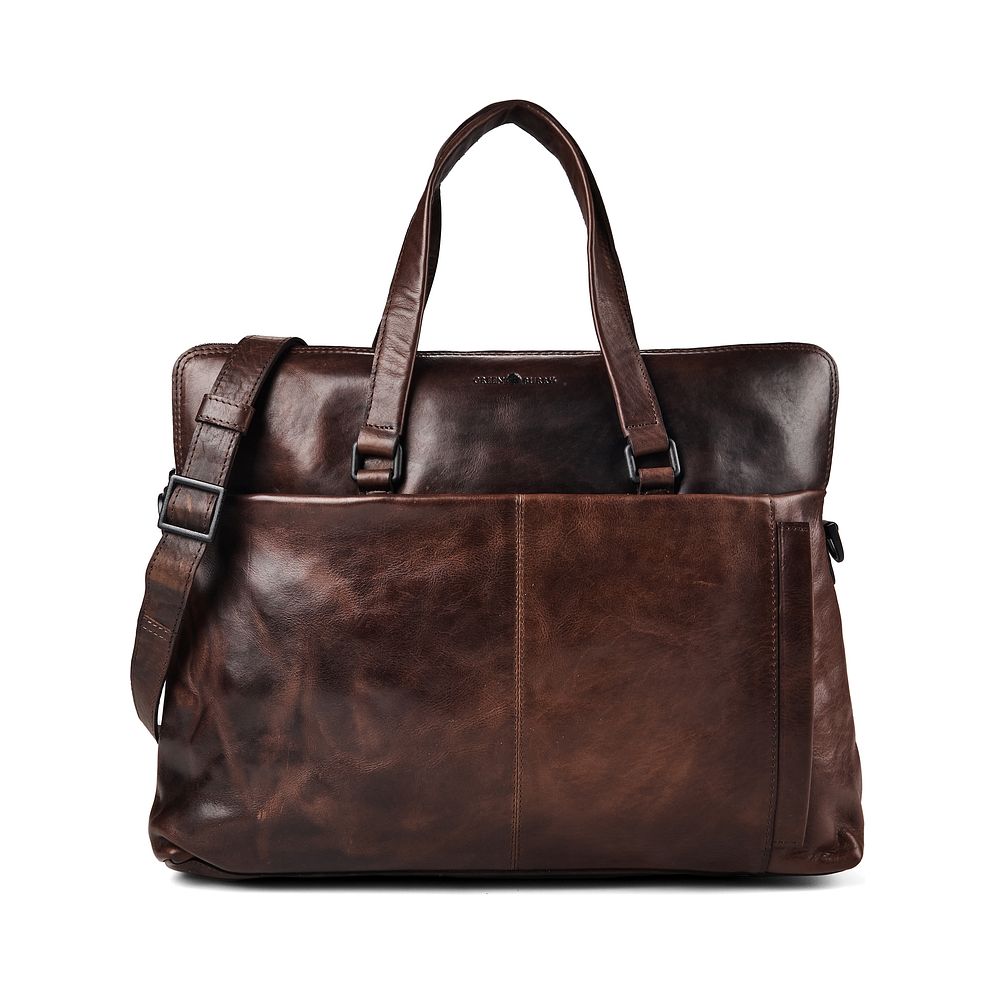 Greenburry Newport Cartella Vera Pelle 39 cm Vano porta PC Greenburry Newport Cartella Vera Pelle 39 cm Vano porta PC