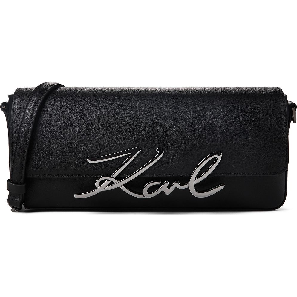 Karl Lagerfeld Signature 2.0 Borsa a spalla Vera Pelle 28.5 cm Karl Lagerfeld Signature 2.0 Borsa a spalla Vera Pelle 28.5 cm