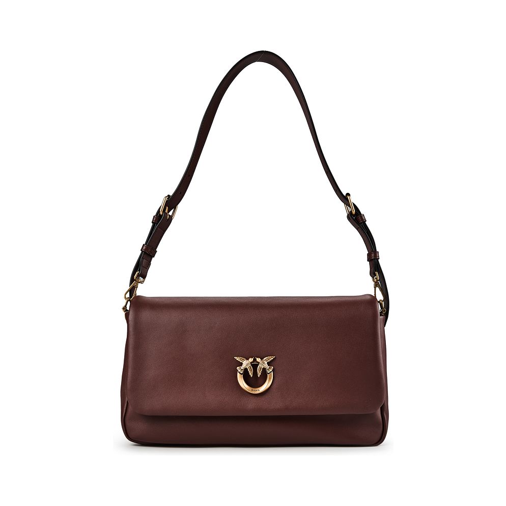 PINKO Click Soft Classic Borsa a spalla Vera Pelle 32 cm PINKO Click Soft Classic Borsa a spalla Vera Pelle 32 cm
