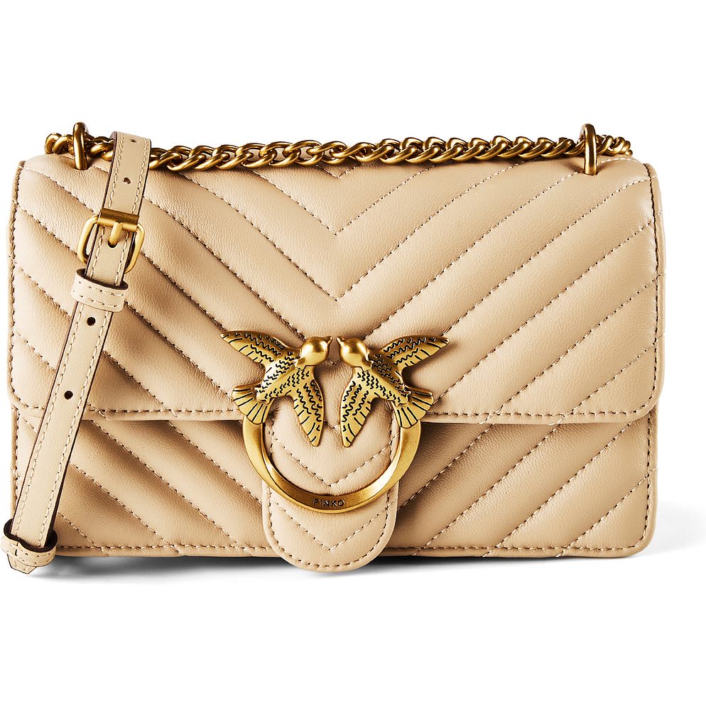 PINKO Love One Crossbody-väska Läder 21 cm PINKO Love One Crossbody-väska Läder 21 cm