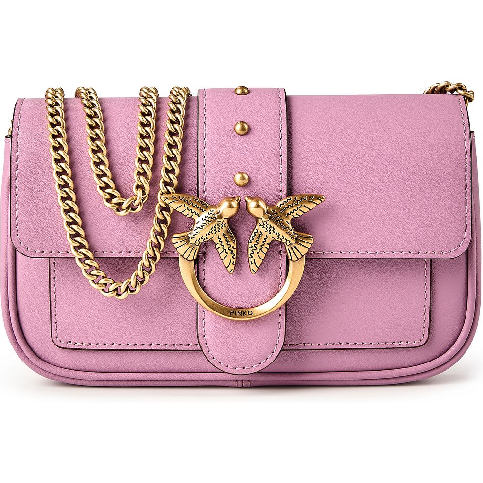PINKO Love One Bolso bandolera Piel natural 20 cm PINKO Love One Bolso bandolera Piel natural 20 cm