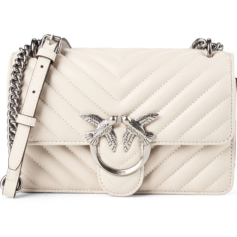 PINKO Love One Borsa a tracolla Vera Pelle 21 cm PINKO Love One Borsa a tracolla Vera Pelle 21 cm