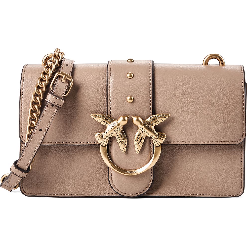 PINKO Love One Borsa a tracolla Vera Pelle 21 cm PINKO Love One Borsa a tracolla Vera Pelle 21 cm