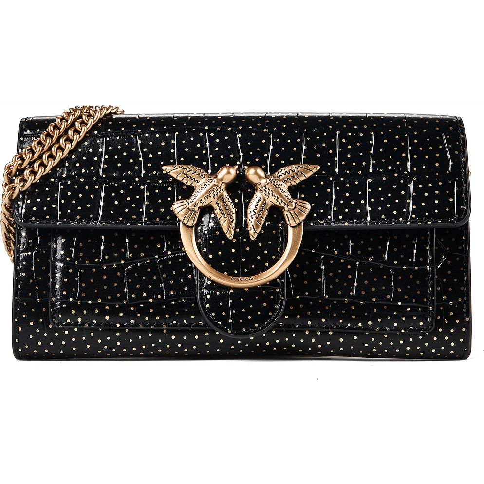PINKO Love One Pochette Vera Pelle 19 cm PINKO Love One Pochette Vera Pelle 19 cm