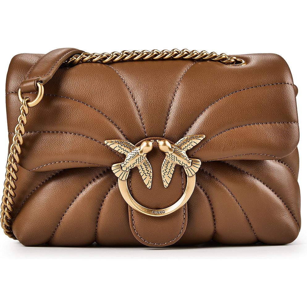 PINKO Love Puff Borsa a spalla Vera Pelle 23 cm PINKO Love Puff Borsa a spalla Vera Pelle 23 cm