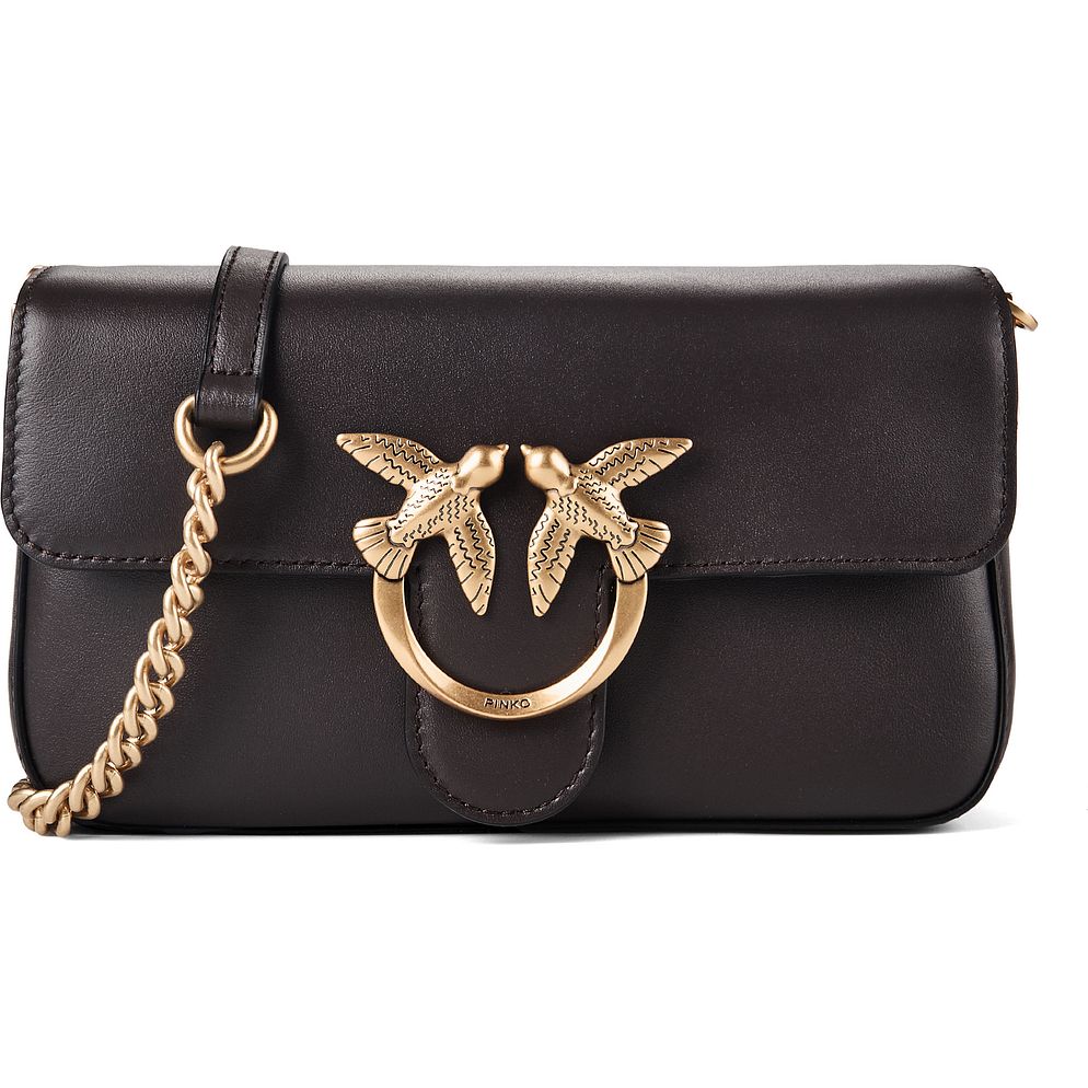 PINKO Love One Borsa a tracolla Vera Pelle 21 cm PINKO Love One Borsa a tracolla Vera Pelle 21 cm