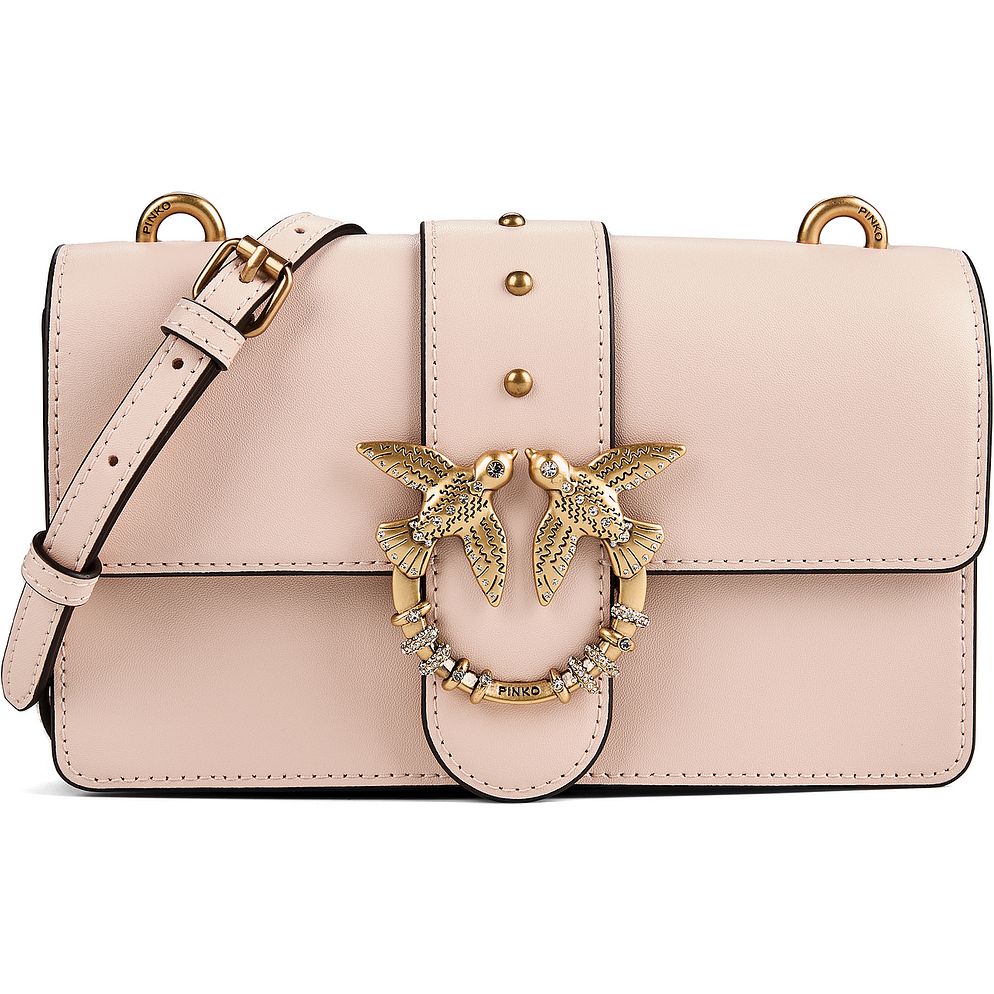 PINKO Love One Borsa a tracolla Vera Pelle 21 cm PINKO Love One Borsa a tracolla Vera Pelle 21 cm