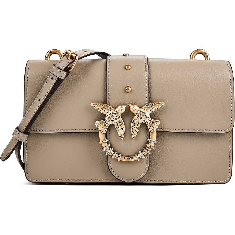 PINKO Love One Borsa a tracolla Vera Pelle 21 cm PINKO Love One Borsa a tracolla Vera Pelle 21 cm