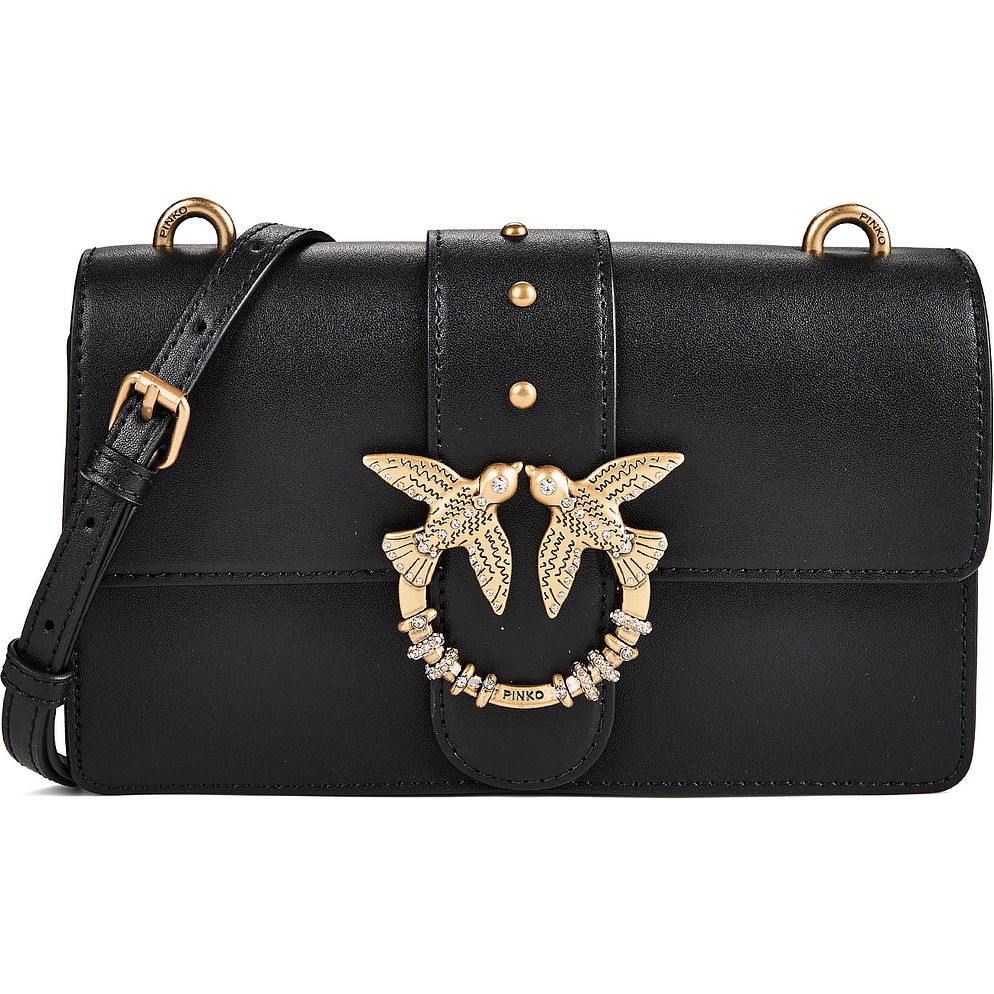 PINKO Love One Borsa a tracolla Vera Pelle 21 cm PINKO Love One Borsa a tracolla Vera Pelle 21 cm