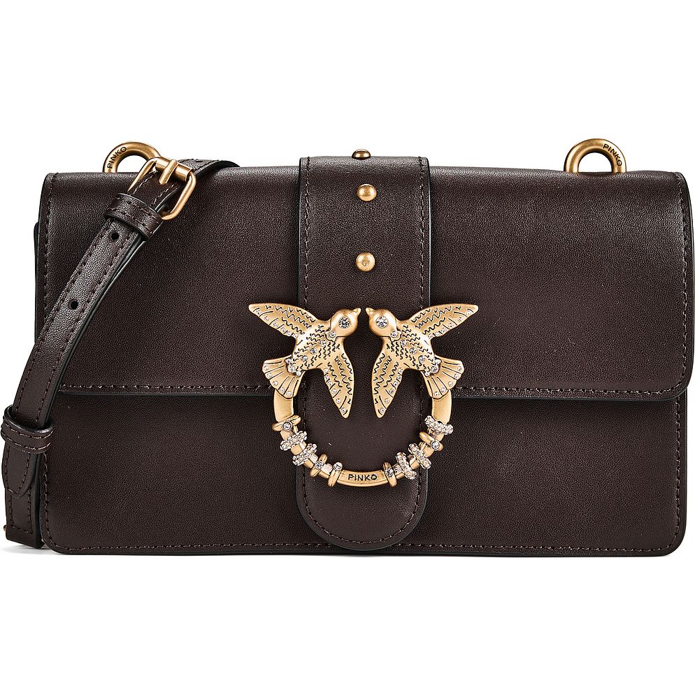 PINKO Love One Borsa a tracolla Vera Pelle 21 cm PINKO Love One Borsa a tracolla Vera Pelle 21 cm