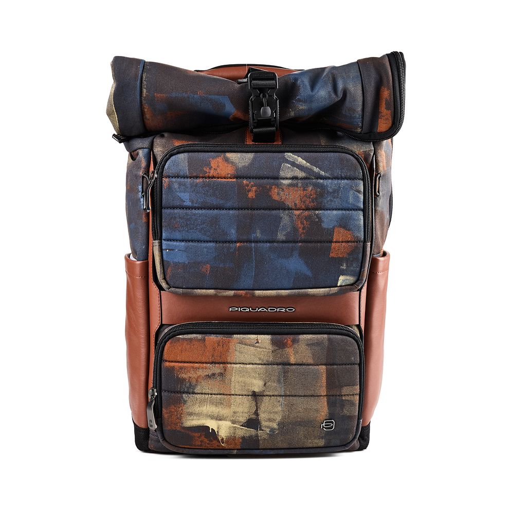 Piquadro Oberon Daypack Protezione RFID 48 cm Vano porta PC Piquadro Oberon Daypack Protezione RFID 48 cm Vano porta PC