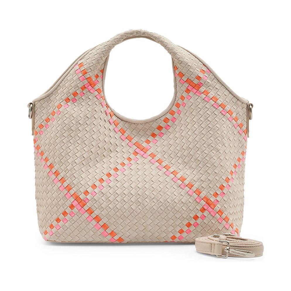 FredsBruder Happy Weave Bolso Piel natural 33 cm FredsBruder Happy Weave Bolso Piel natural 33 cm