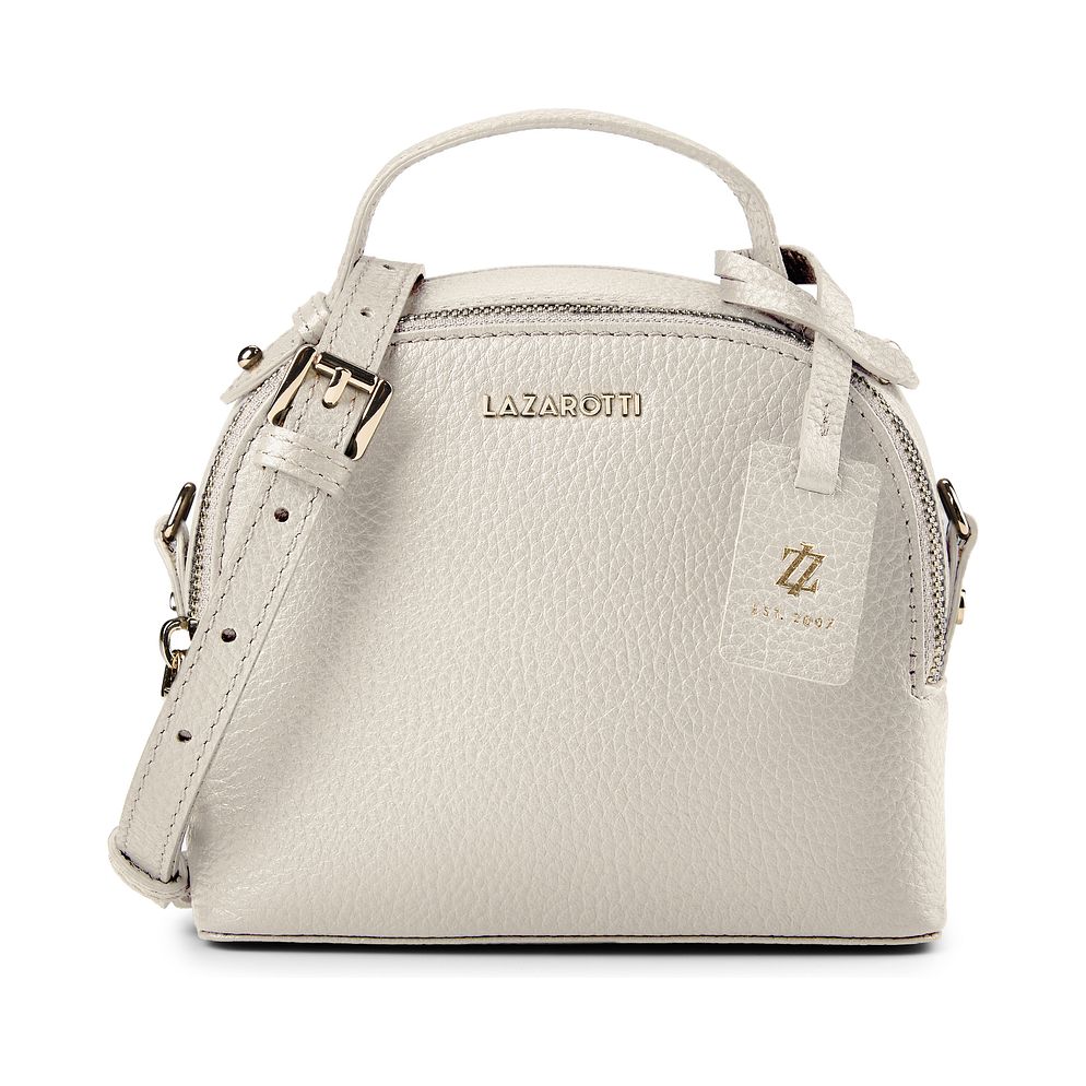 Lazarotti Bolso bandolera de piel «Bologna» de 17 cm Lazarotti Bolso bandolera de piel «Bologna» de 17 cm