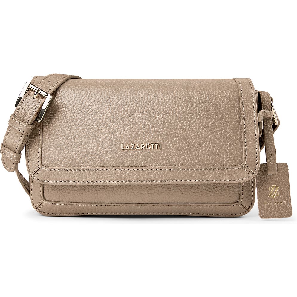 Lazarotti Bologna Leather Bolso bandolera Piel natural 21 cm Lazarotti Bologna Leather Bolso bandolera Piel natural 21 cm