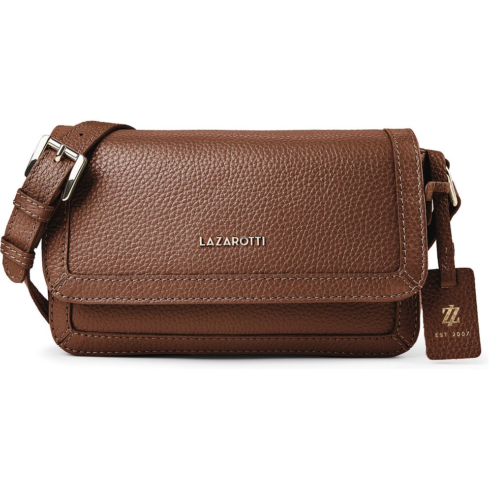 Lazarotti Bologna Leather Bolso bandolera Piel natural 21 cm Lazarotti Bologna Leather Bolso bandolera Piel natural 21 cm