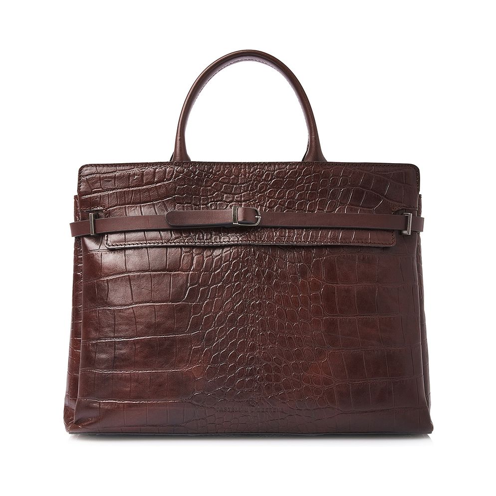 Castelijn & Beerens Kaat Cartella Protezione RFID Vera Pelle 39 cm Vano porta PC Castelijn & Beerens Kaat Cartella Protezione RFID Vera Pelle 39 cm Vano porta PC