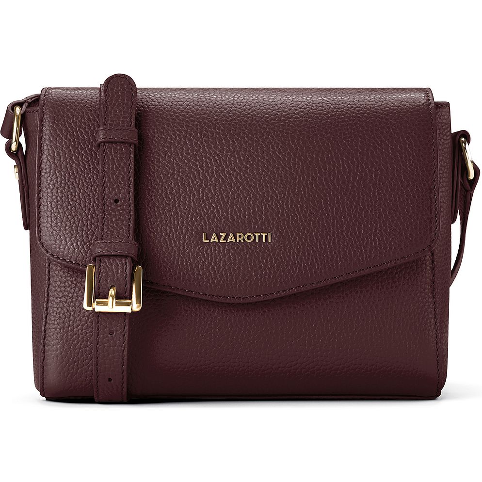 Lazarotti Kožená Crossbody taška Bologna, 22 cm