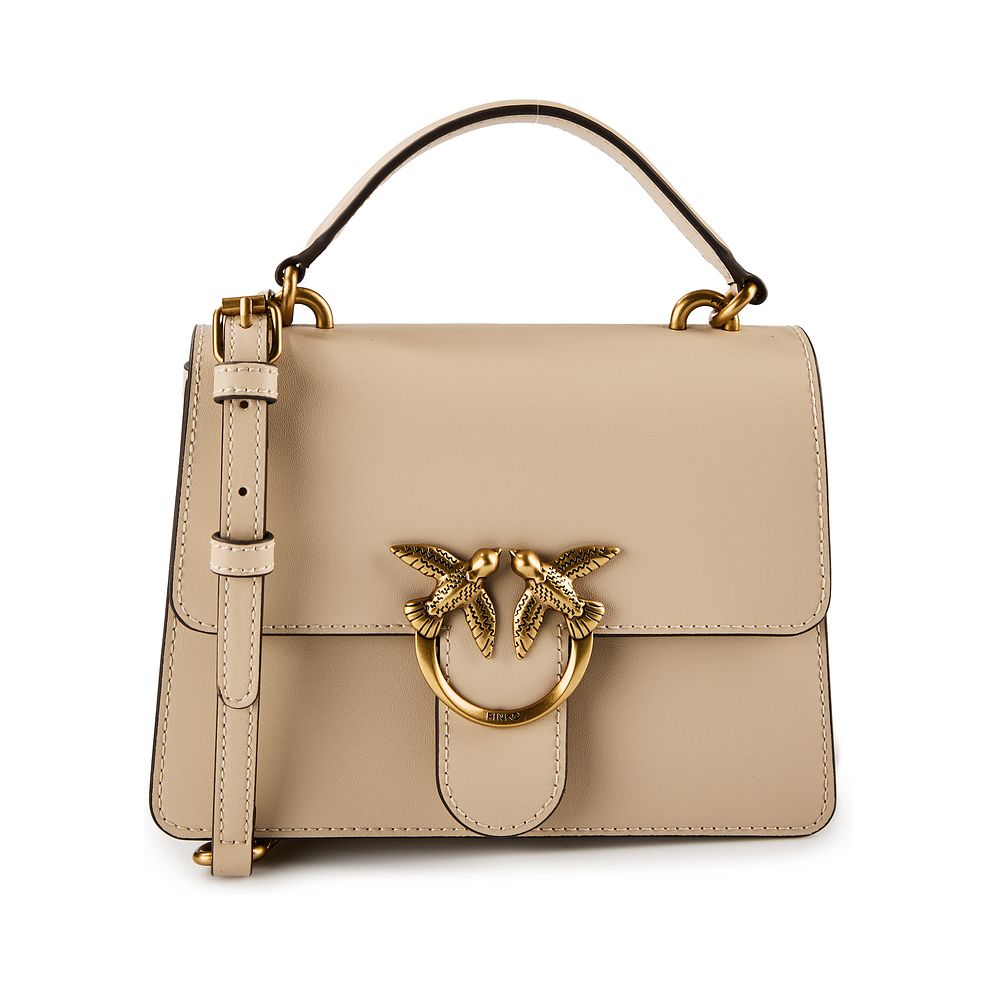 PINKO Love One Bolso Piel natural 23 cm PINKO Love One Bolso Piel natural 23 cm
