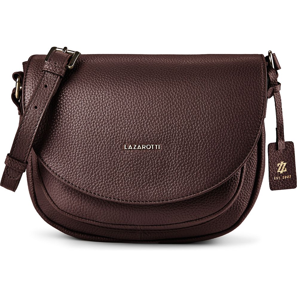 Lazarotti Bologna Leather Crossbody taška Kůže 25.5 cm