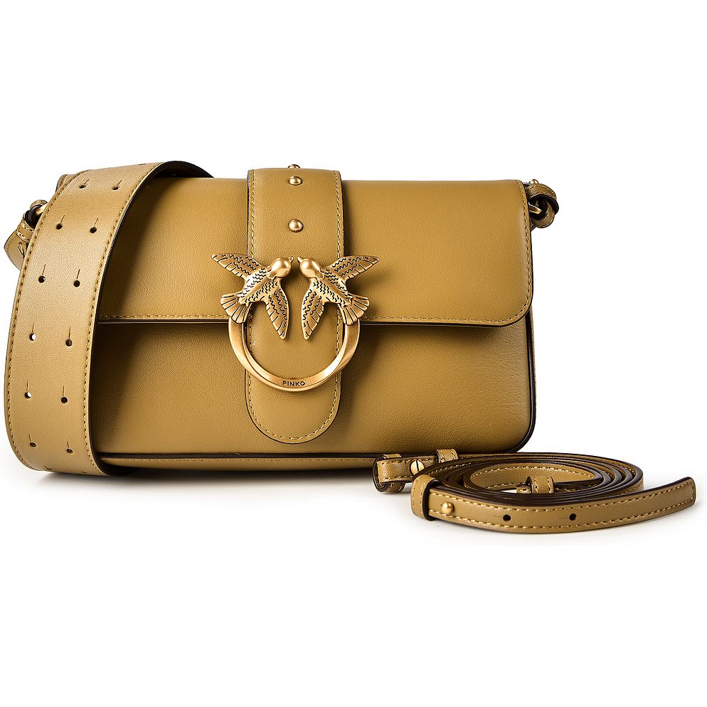 PINKO Love One Crossbody taske Læder 22 cm