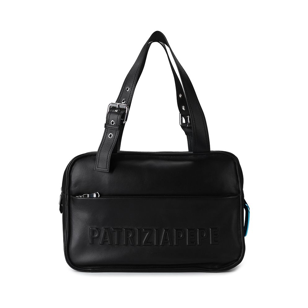 Patrizia Pepe Skuldertaske Læder 34 cm Patrizia Pepe Skuldertaske Læder 34 cm