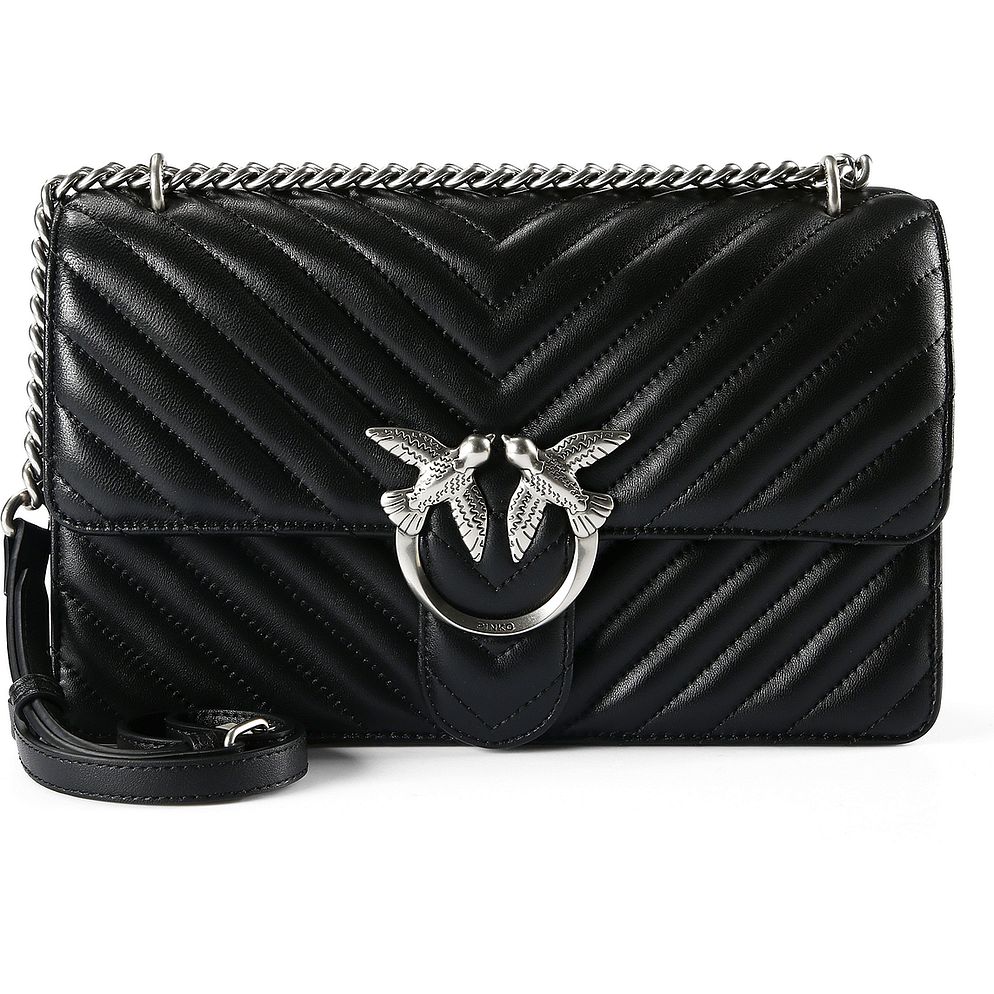 PINKO Love One Crossbody-väska Läder 26.5 cm