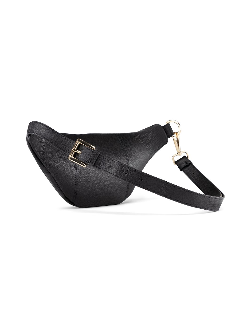 Lazarotti Marsupio in pelle di Bologna con doppia cerniera, 25 cm